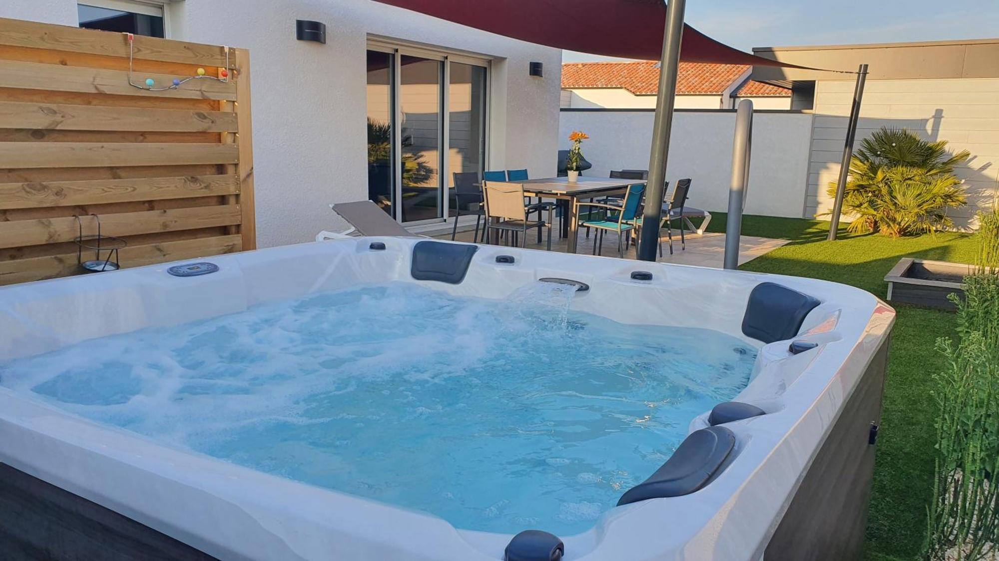 Maison Recente 4* Proche Plage Avec Spa Privatif Longeville-sur-Mer Bagian luar foto